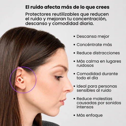 Tapones Auditivos Aura – Concentración & Descanso