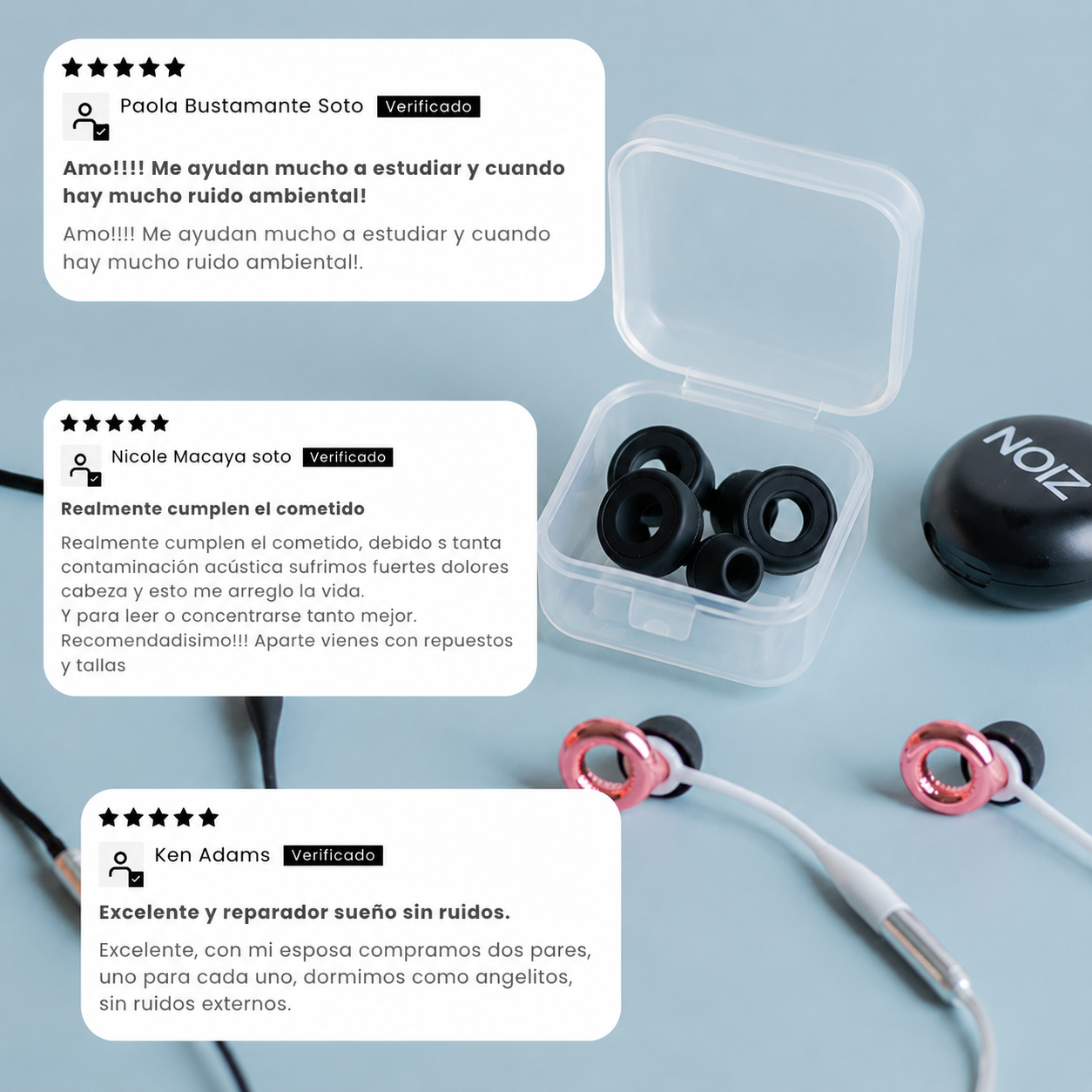 Tapones Auditivos Aura – Concentración & Descanso