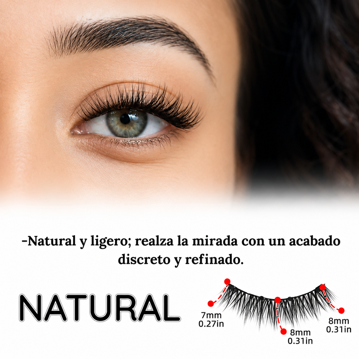 Eyeconic - KIT Pestañas Magnéticas Reutilizables + Delineador