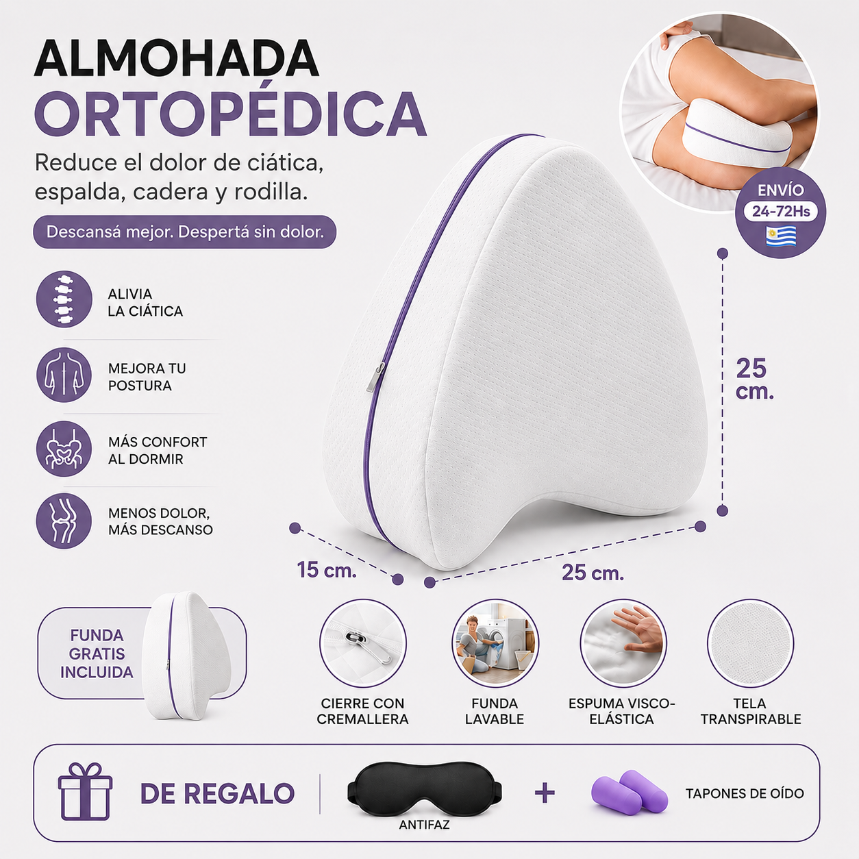 Relieva™ - Descansa sin dolor desde la primera noche + REGALO