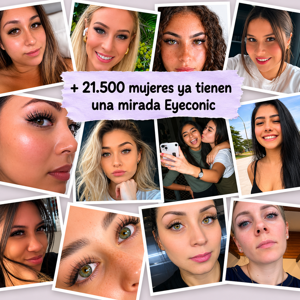 Eyeconic - KIT Pestañas Magnéticas Reutilizables + Delineador