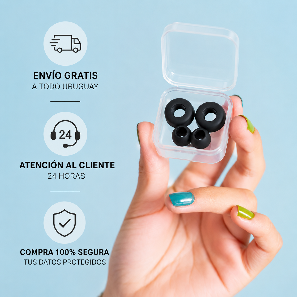 Tapones Auditivos Aura – Concentración & Descanso