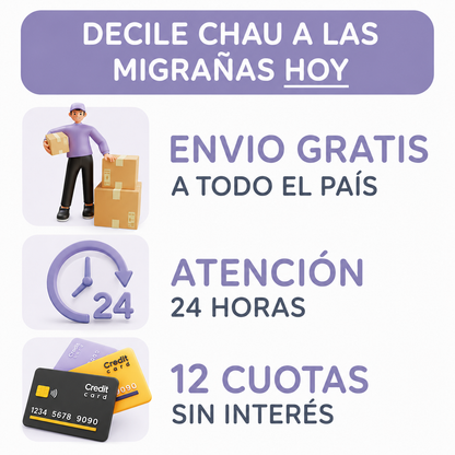 Gorro Gélica 360 PRO | Reduce Migrañas y Dolores de Cabeza en Minutos