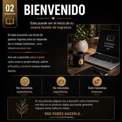 Creá un ebook y empezá a vender en automático desde casa